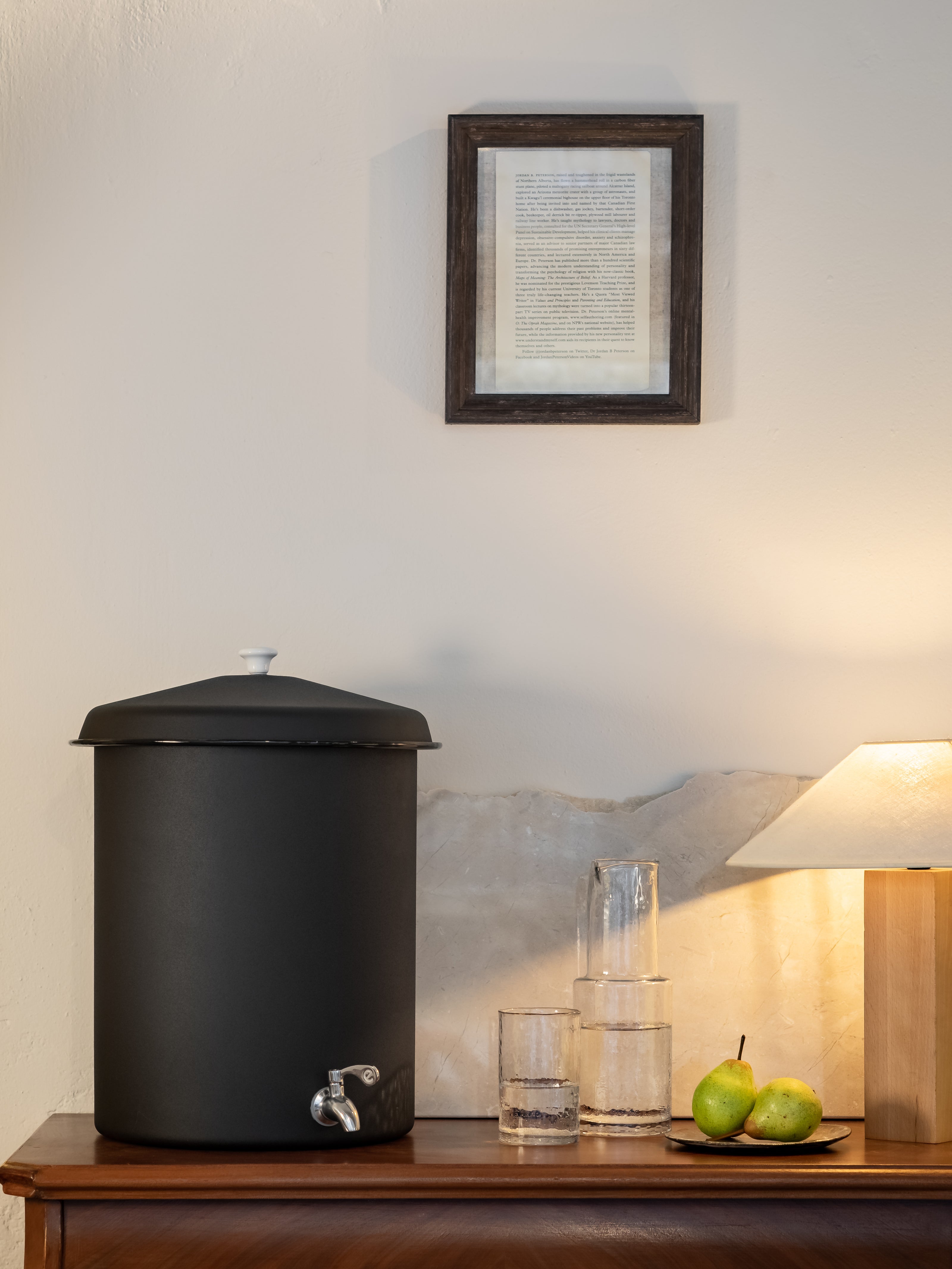 Filtre à eau Ecofiltro 20L - Noir mat